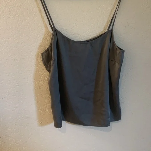 Skims gray silk stretch sleep tank S - Picture 3 of 6